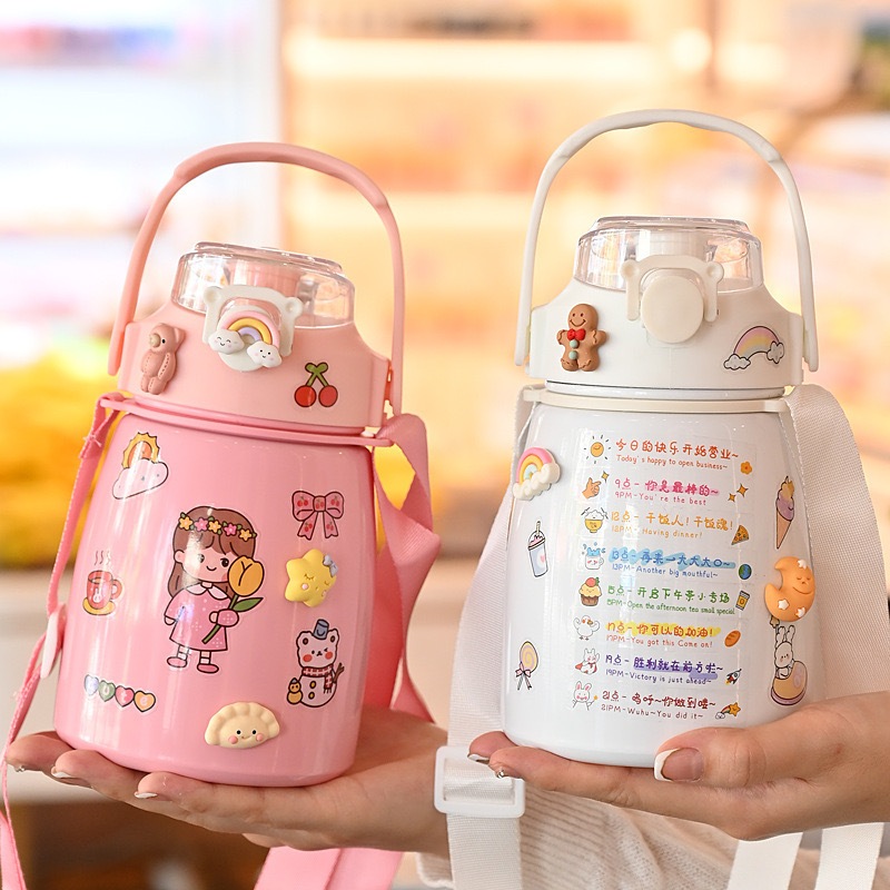 Miss Chayen กระติกน้ำ ขวดนำ้1.1L/1Lแท้งค์สแตนเลส316 กระติกน้ำเก็บความร้อน