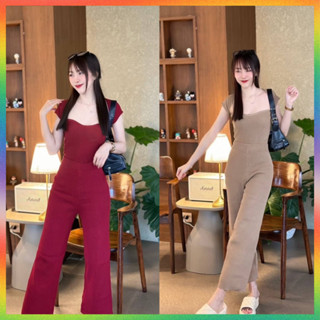 🌈MesubShop🌈ชุดเซ็ต 2 ชิ้น เสื้อแขนสั้น + กางเกงทรงกระบอกขายา…