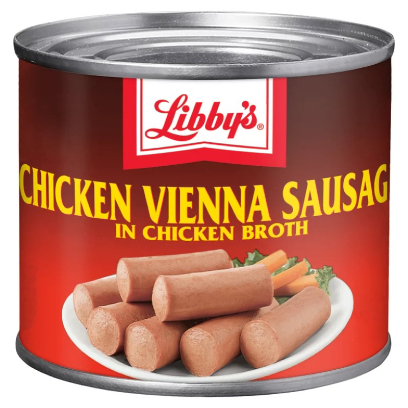 WLibby’s chicken vianna sausage’s 130g. ไส้กรอกเวียนนาไก่พร้อมทานในกระป๋อง นำเข้า