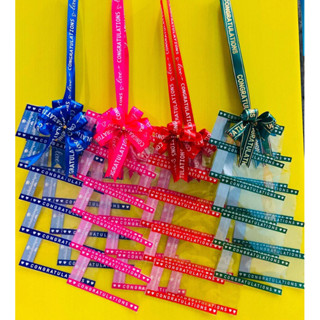 มาลัยธนบัตรแบบเฉียงข้างละ5ใบซองลายCongretulation