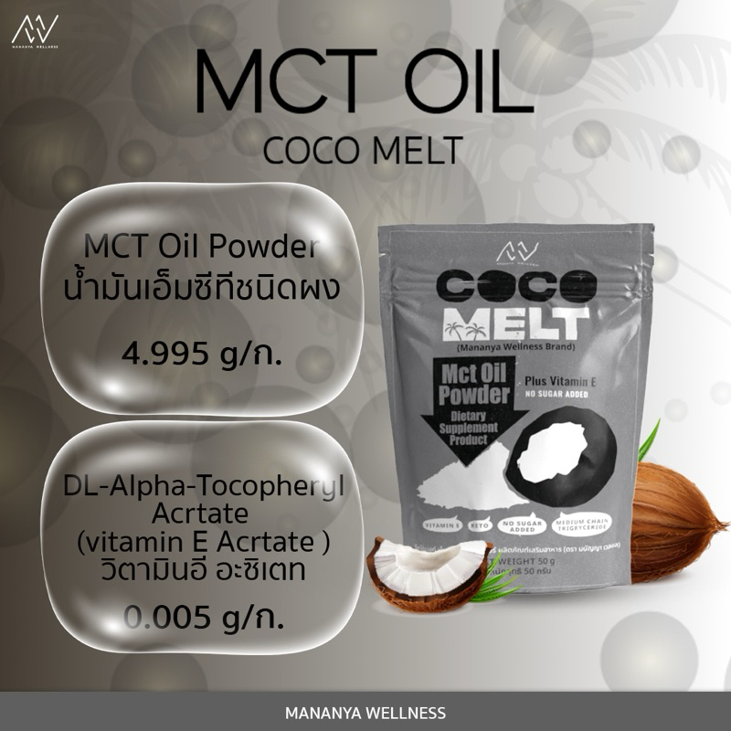 MCT Oil (เอ็มซีทีออย)ช่วยลดไขมันเลว ลดความอยากอาหาร