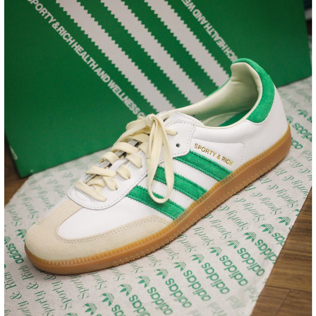 (ของแท้ 100%) adidas originals Samba og รองเท้าผ้าใบลำลองและสบายสำหรับผู้ชายและผู้หญิง