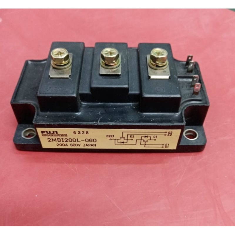 2MBI 200L-060 Fuji Japan 200A-600 V ขนาด 9x7 Cm สินค้าพร้อมส่ง