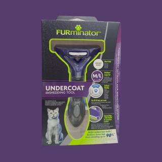 Furminator หวีเก็บขนแมว M/L​มีให้เลือก​ ขนสั้น​ ขนยาว หวีแมว หวีขนเสียออก