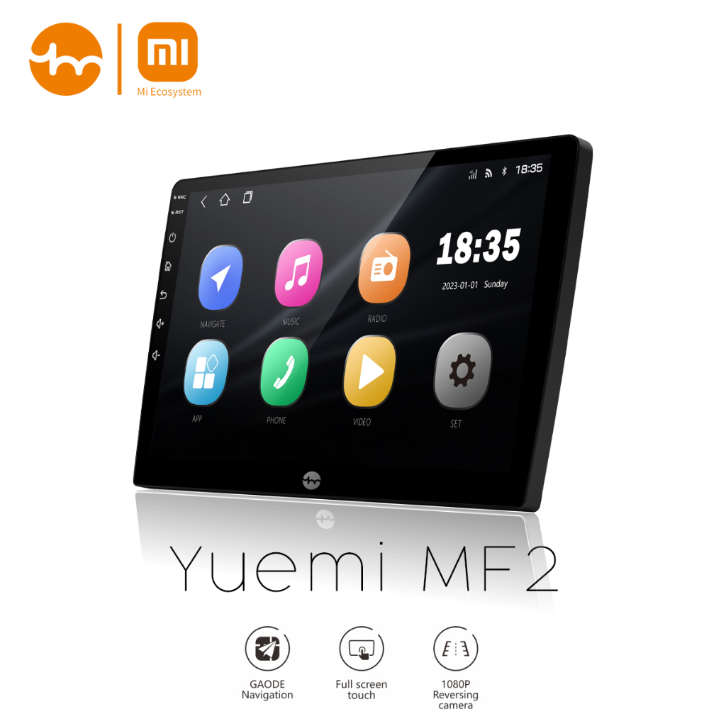 Yuemi | Mi Ecosystem Yuemi MF2 จอ android ติดรถยนต์ Ram 2 , Rom 32 จอแอนดรอยติดรถยนต์ 9นิ้ว 10นิ้ว