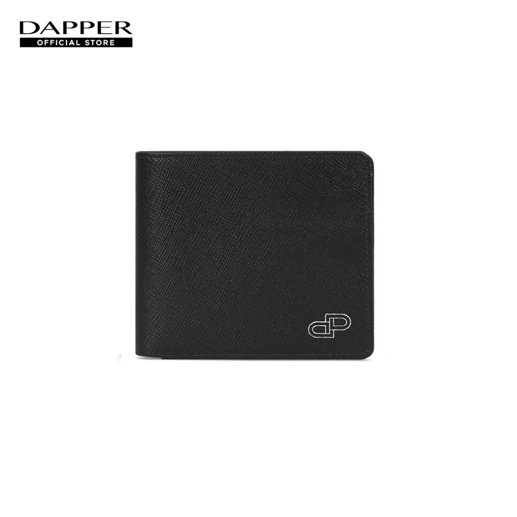 DAPPER กระเป๋าสตางค์ DP Iconic Saffiano Billfold Wallet สีดำ (BWM/BK/1125SF4)
