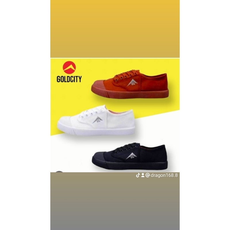 รองเท้านักเรียน สีน้ำตาล Gold City size 49
