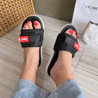รองเท้าแตะสายคาด ปรับสายได้ สวมใส่สบาย สายคาดนุ่ม พื้นกันลื่น รองเท้าสำหรับคุณผู้ชายและคุณผู้หญิง พร้อมส่ง จาก กทม.