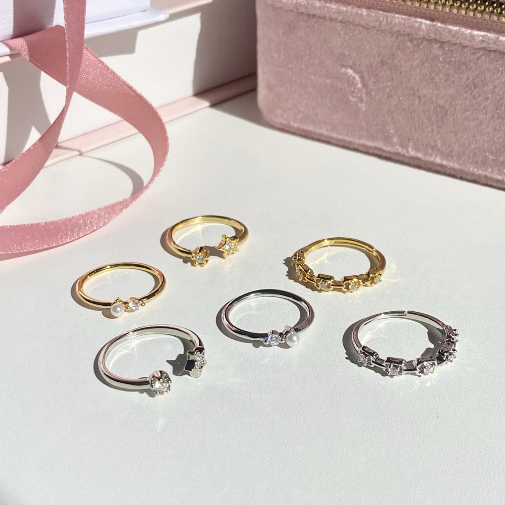 Emma Ring แหวนประดับเพชรและมุกหลากหลายแบบ