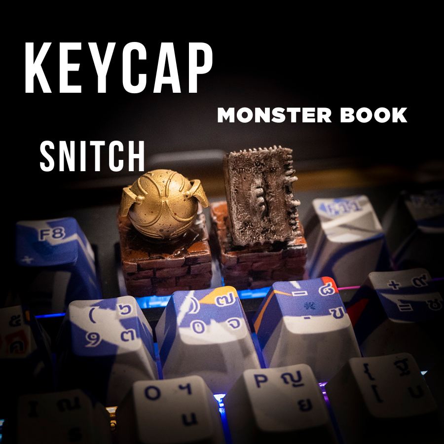 ส่งฟรี Artisan keycap snitch & monster
