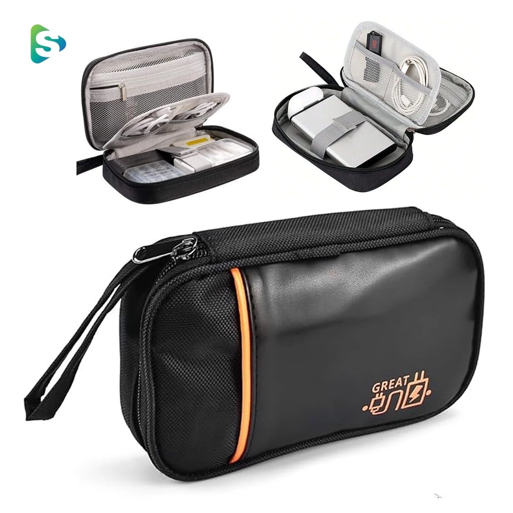 กระเป๋าจัดระเบียบอุปกรณ์อิเล็กทรอนิกส์ เคสแบตสำรอง อะแดปเตอร์