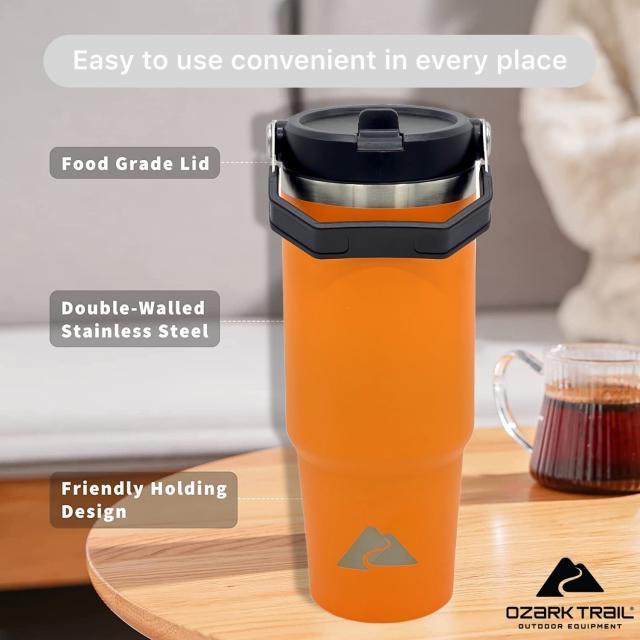 แก้วน้ำสแตนเลสหูหิ้ว Ozark trail 30oz