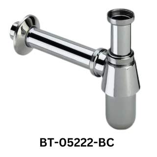 NC Hardware ต่ออ่างล้างหน้า ท่อน้ำทิ้ง แบบกระปุกพลาสติกขาว /ขาวชุป/ ทองเหลือง Zinc ชุบโครเมี่ยม ท่อ 7 นิ้ว