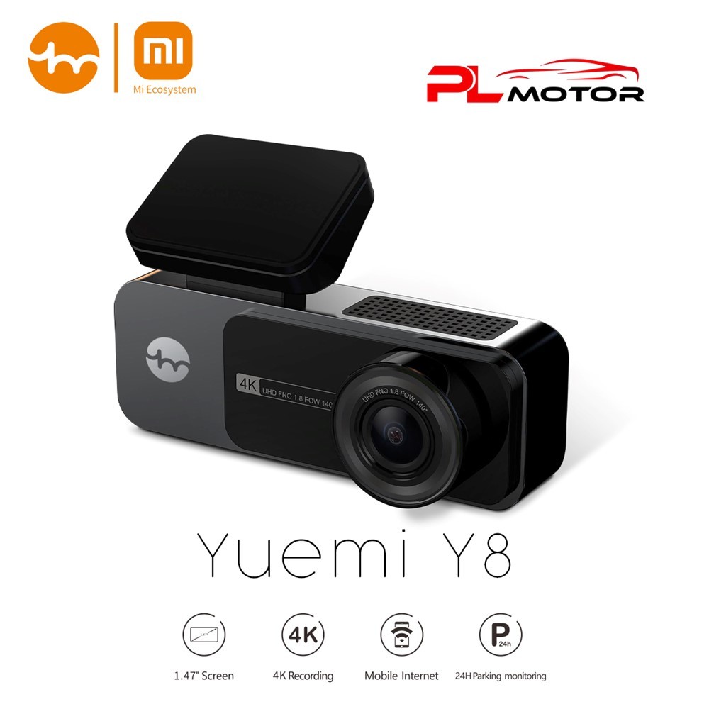 Yuemi | Mi Ecosystem Yuemi Y8 Dash Cam Car Camera กล้องติดรถยนต์  กล้องติดหน้ารถ  ความละเอียด 4K