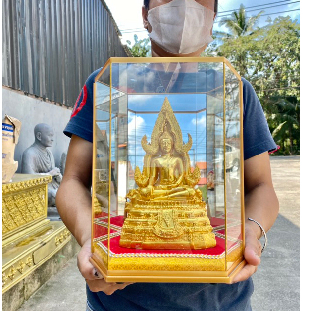 พระเเก้วมรกต พระพุทธชินราช พร้อมตู้กระจก ของขวัญ ของฝาก
