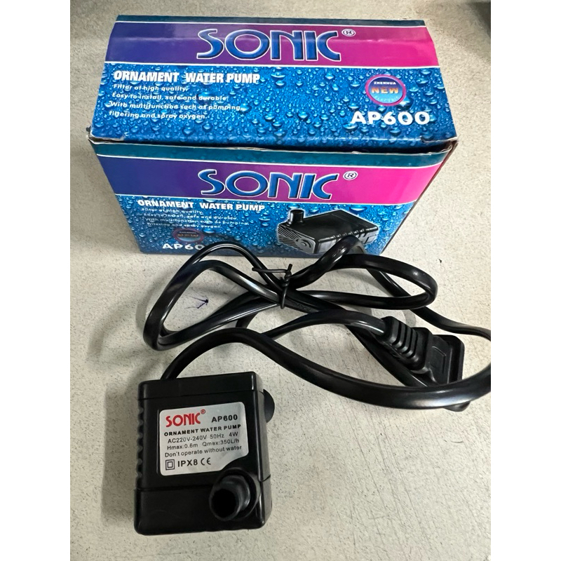 ปั้มน้ำ Sonic AP600 ปั้มน้ำขนาดเล็ก มีสินค้าพร้อมส่ง