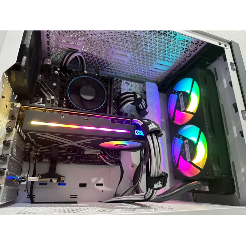 RX5700XTพร้อมชุดน้ำ AIO การ์ดจอ