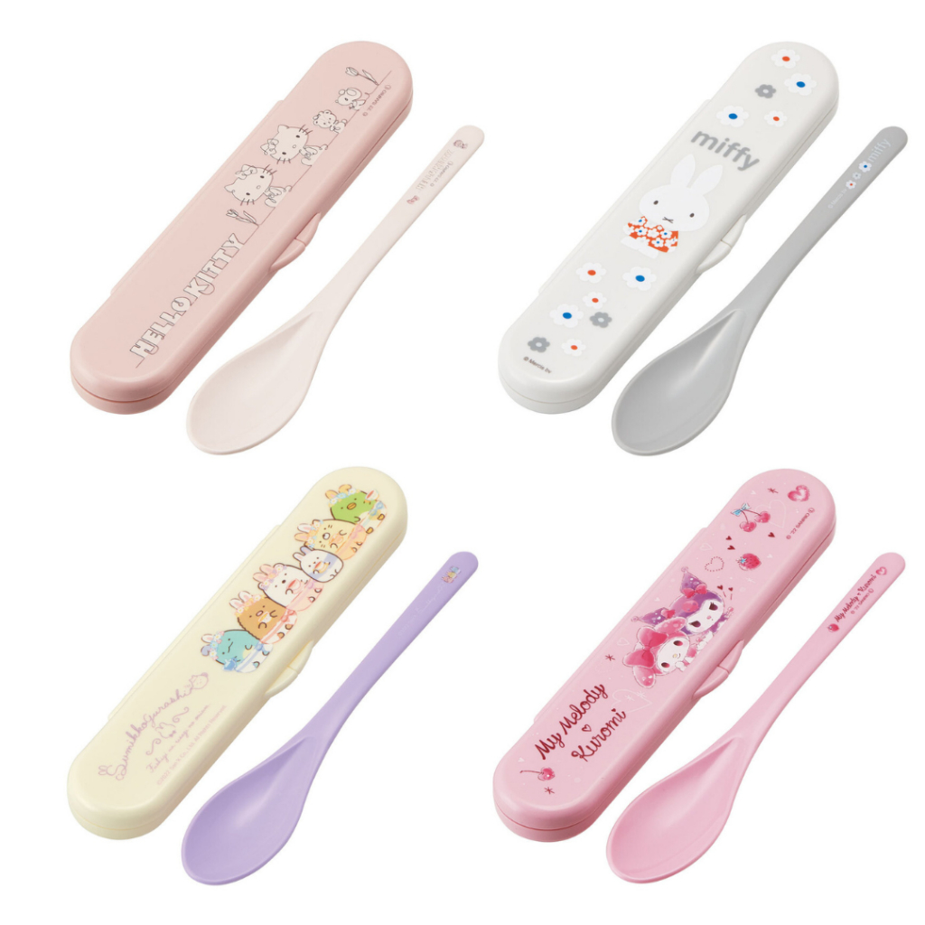 ช้อน พร้อมกล่องใส่ Made in Japan ลาย Miffy Kitty Sumikko