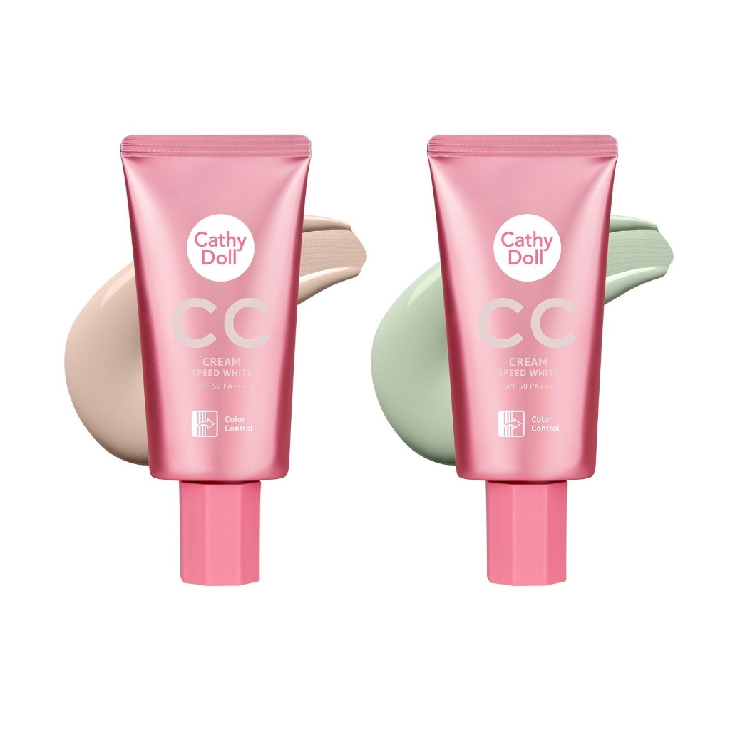 *(1หลอด) เคที่ดอลล์ สปีดไวท์ ซีซีครีม Cathy Doll Speed White CC Cream SPF50 PA+++ 50 ml.