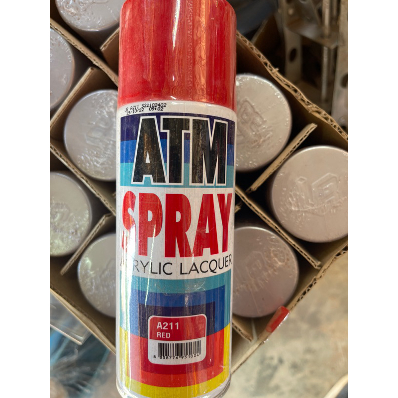 สีสเปรย์ ATM สีแดง A211 red