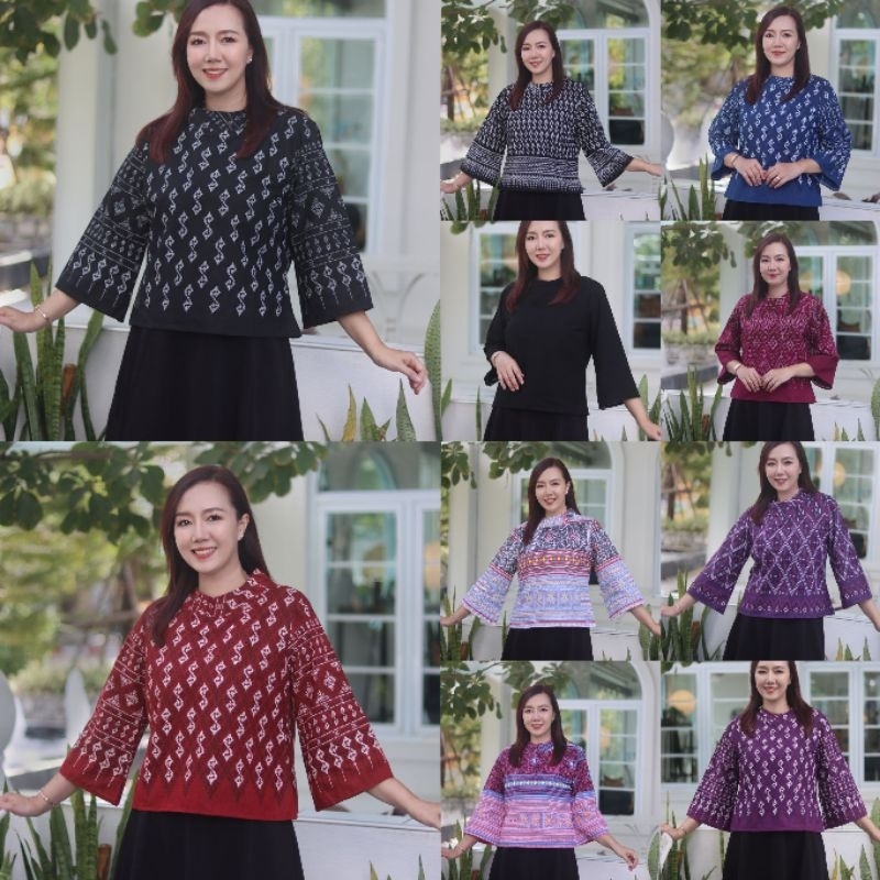 (สินค้าพร้อมส่ง)เสื้อคอเต่า กระดุมหลัง ขนาด 42" ผ้านิ่มใส่สบาย สีพาสเทล มีบริการเก็บปลายทาง ฝ้าย เสื้อพื้นเมือง