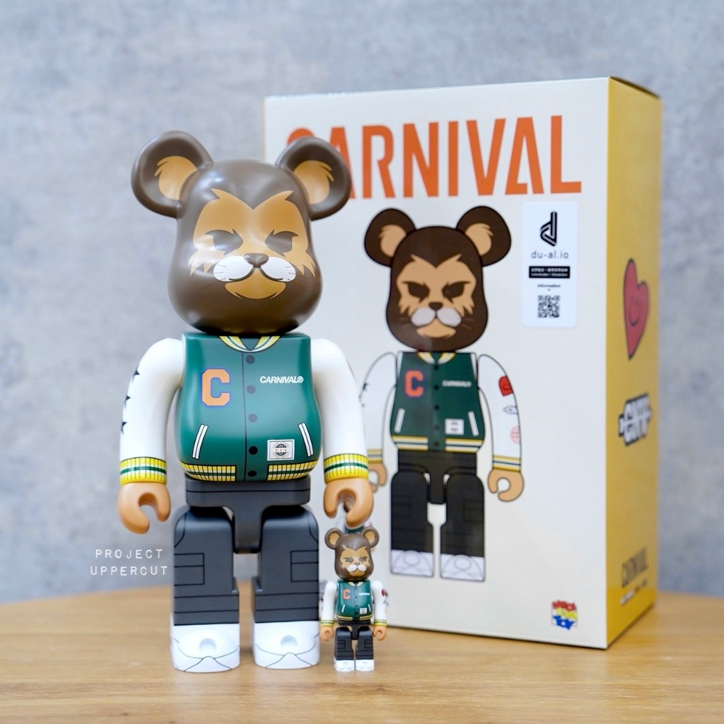 BE@RBRICK 400%+100% CARNIVAL™ : Letterman Jacket [New]