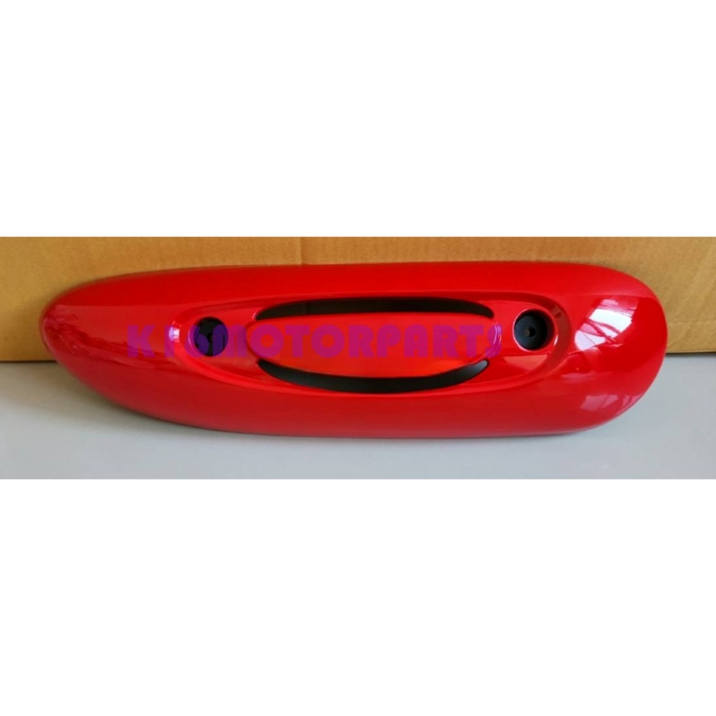 ฝาครอบท่อ แผ่นกันร้อนท่อไอเสีย SCOOPY-I ปี 2012-2016 # สกู๊ปปี้ไอ แดงสด R310  # 3600-090-ZR1