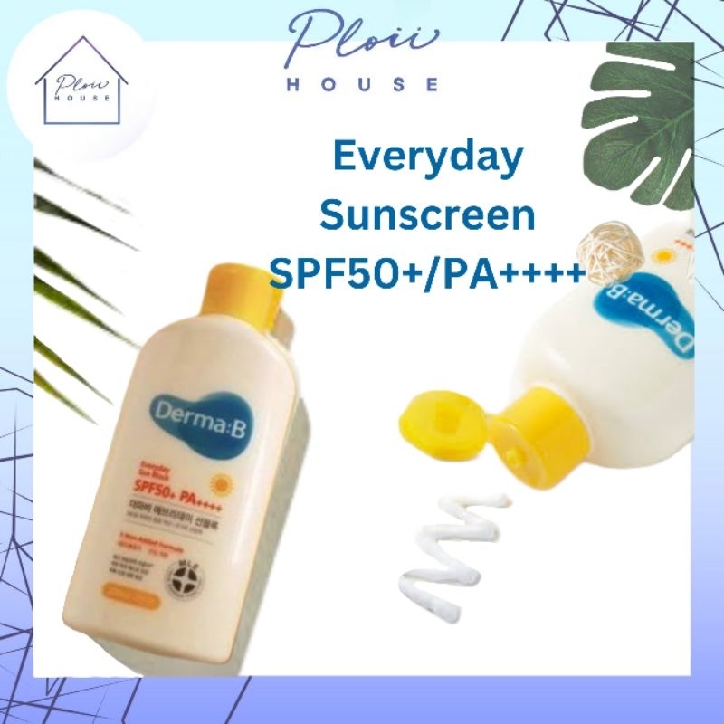 Derma B Everyday Sun Block 200ml กันแดดเนื้อบางเบา ใช้ได้ทั้งหน้าและตัว