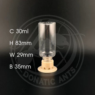 ขวดให้น้ำมด สำหรับมดที่มีขนาดขนาดเล็ก - ใหญ่ ความจุ 5-50 ml - Donatic Ants