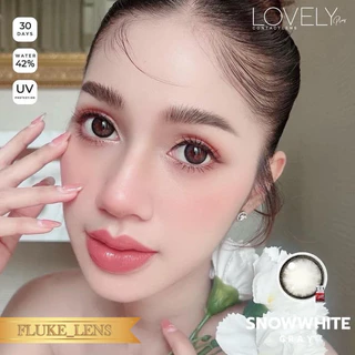 ✅New Lot 👑 Snow white เลนส์ตาหวาน ✨ ขนาดตาโต✨ Lovelyplus กรองแสงถนอมดวงตา ของแท้ผลิตที่เกาหลี snowwhite ดำ