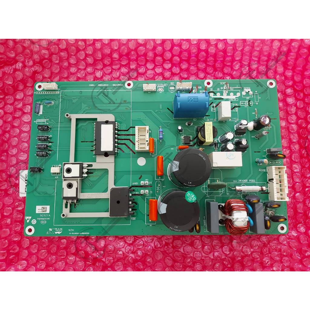 HAIER A0011800827W แผงวงจรแอร์ แผงบอร์ดแอร์ไฮเออร์ แผงบอร์ดคอยล์ร้อน รุ่น HSU-18VTRA03TC อะไหล่แอร์ ของแท้ศูนย์