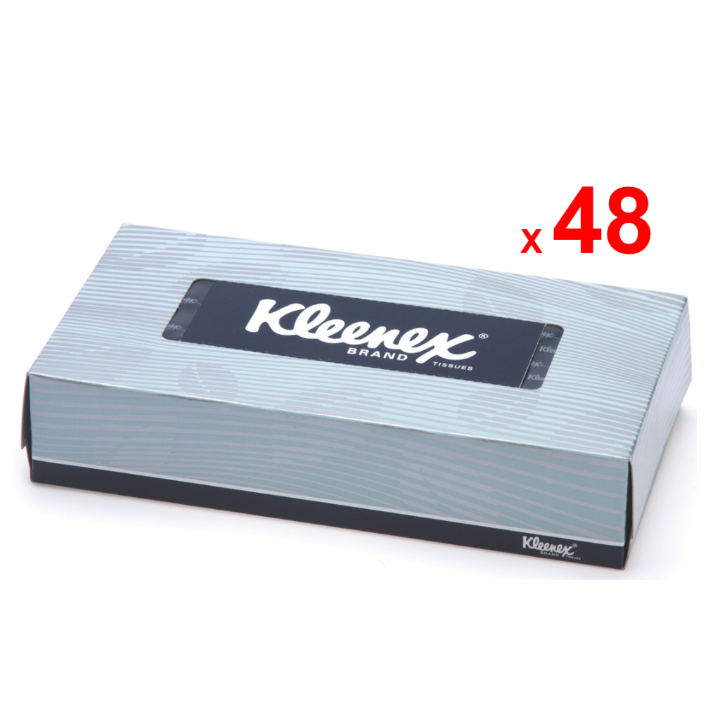 KLEENEX กระดาษเช็ดหน้าคลีเน๊กซ์ รหัสสินค้า 92000 สินค้าคิมเบอร์ลี่ย์-คล๊าค โปรเฟสชั่นแนล ขนาดแผ่น 19.3 x 21.2 48 กล่อง ก