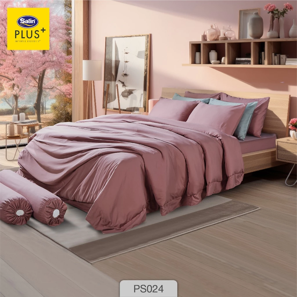 ชุดผ้าปูที่นอน Satin Plus Modern Rustic 6 ฟุต 5 ฟุต 3.5 ฟุต thumbnail 8