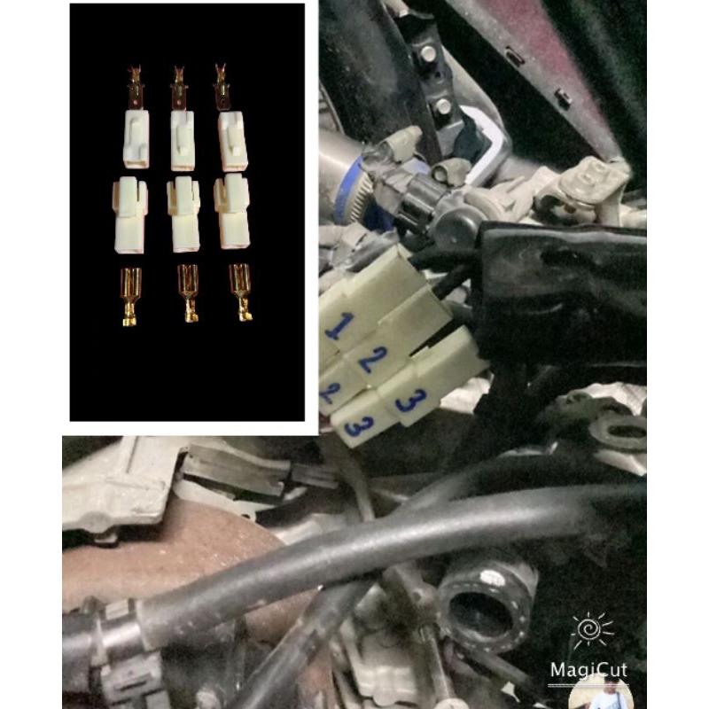 ปลั้กแก้โค้ต12 yamaha n max aerox ได้ยกชุดตามรูป