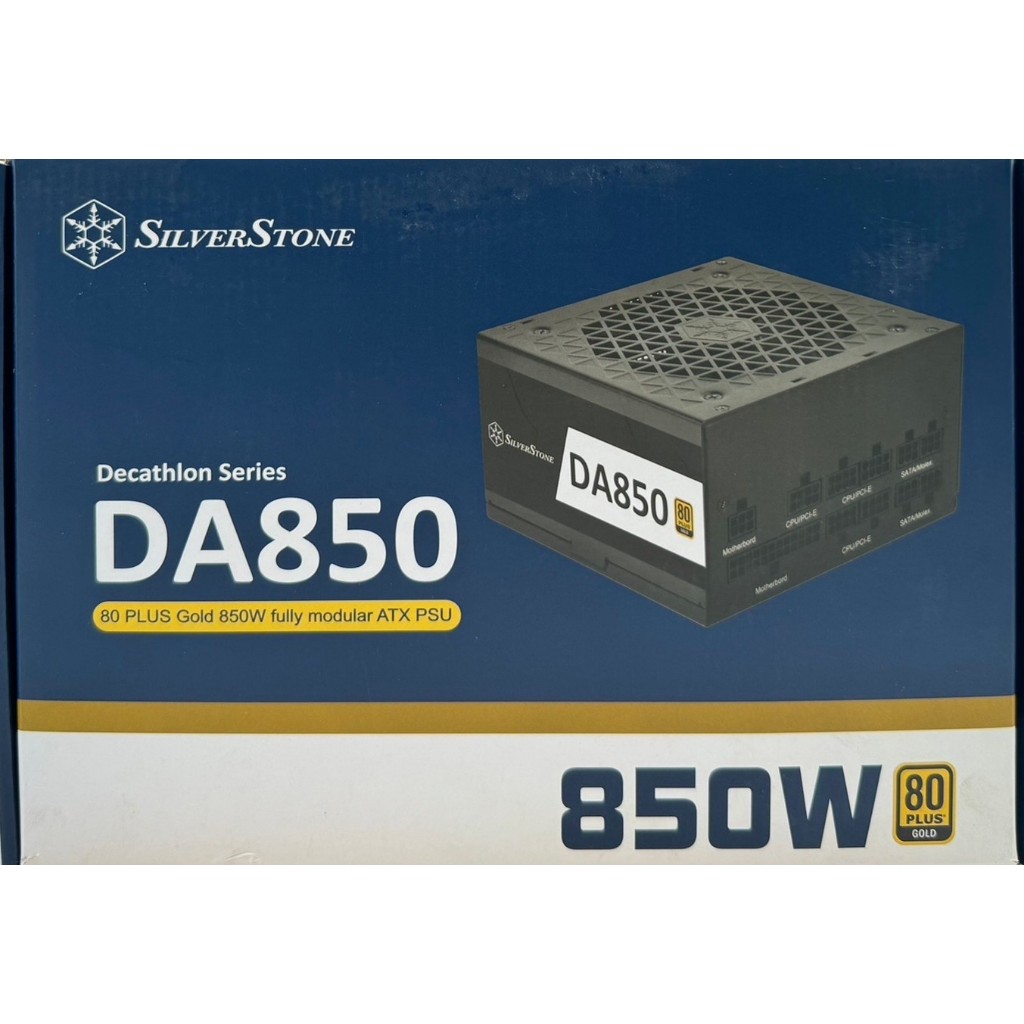 POWER SUPPLY (อุปกรณ์จ่ายไฟ) SILVERSTONE DA850 - 850W 80 PLUS GOLD มือสอง ประกันไทย