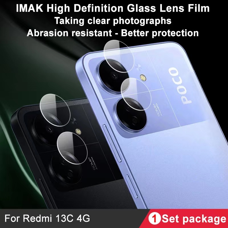 [ส่งจากไทย] ฟิล์มกระจกเลนส์กล้อง REDMI 13C/POCO C65 ฟิล์มเลนส์กล้อง ปกป้องกล้องถ่ายรูป ฟิล์มกระจก