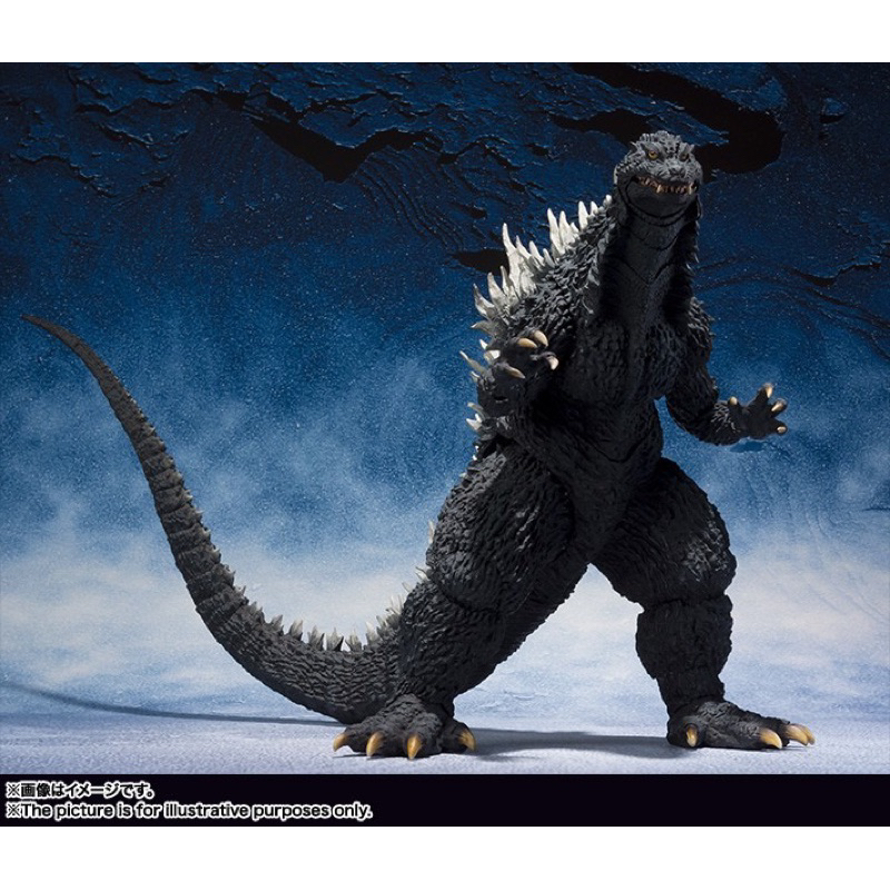 ฟิกเกอร์แท้ 🇯🇵 S.H.MonsterArts Godzilla (2002) มือ2 แกะเช็ค