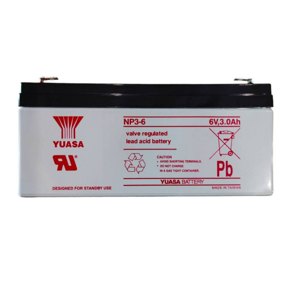 แบตเตอรี่แห้ง Yuasa NP3-6 (6V 3Ah)