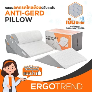 ERGOTREND หมอนกันกรดไหลย้อน ปรับรูปแบบได้ 21 แบบ รุ่น ANTI GERD PILLOW สีขาว