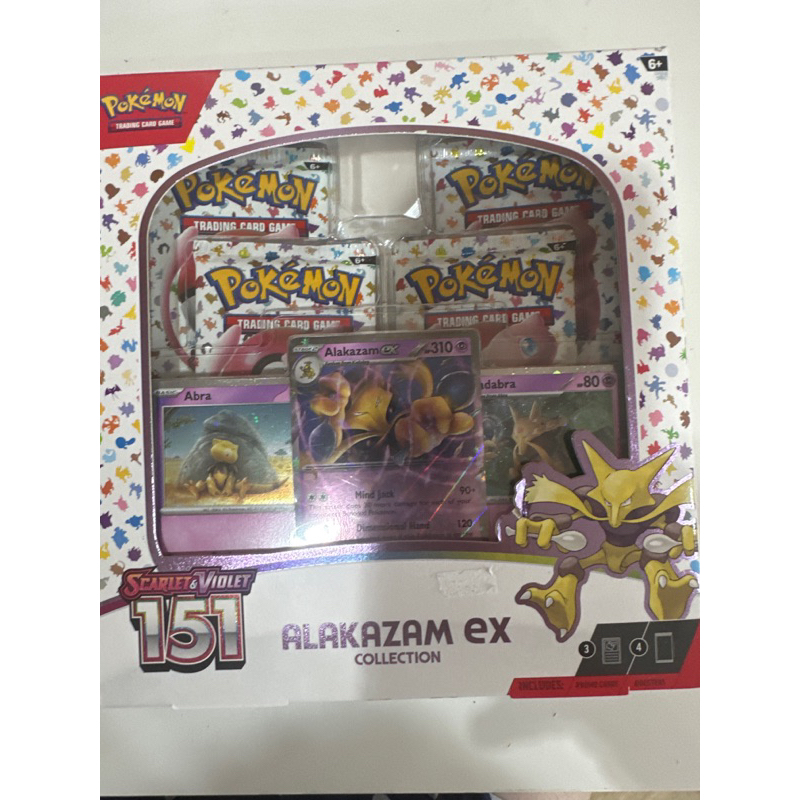 scarlet & Violet 151 alakazam ex collection ของแท้พร้อมส่ง pokemon game card eng
