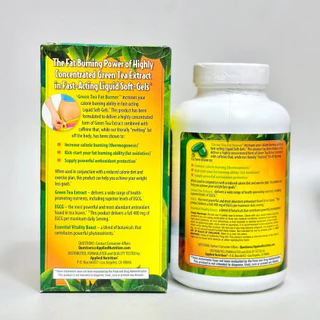 Green Tea Fat Burner มี200เม็ด