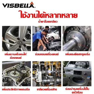 VISBELLA น้ำยาล็อคเกลียว น้ำยากันคลาย น็อต สกรู ความแข็งแรงสูง แท้ อย่างดี 10ml/50ml