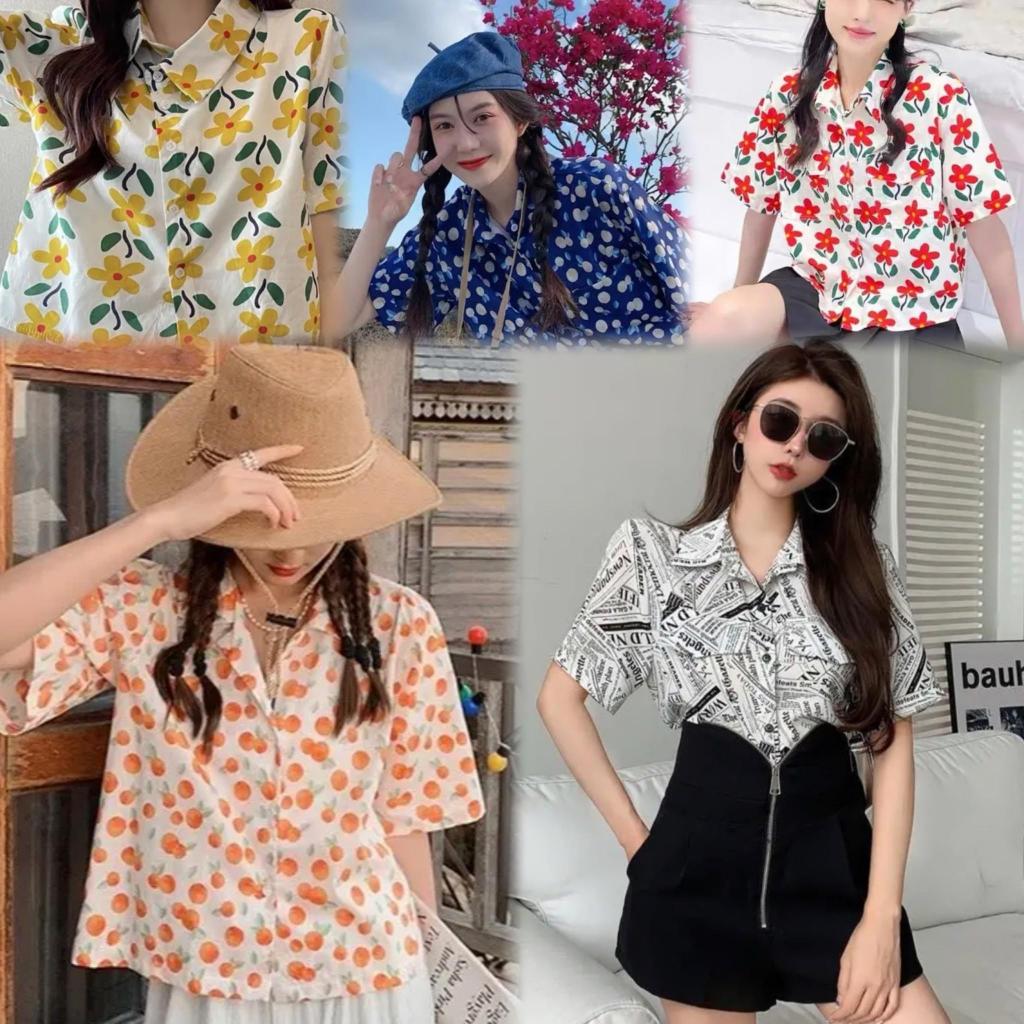 DTXmarket เสื้อผ้าแฟชั่น Sale คละแบบ 4ตัว S01-S100