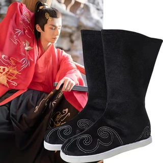 L&L รองเท้าบูท จีนโบราณ รองเท้า รองเท้าจีน The Untamed - 陈情令 ปรมาจารย์ลัทธิมารซีรีส์ ชุดจีน