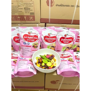 ผักอบกรอบ ขนาด 250 กรัม ( ตรา ฟรุ๊ตทาซี่ ) ฉลากไทย มี อย.