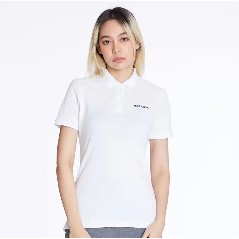 Body grove women โปโลผู้หญิงสีขาว s (used)