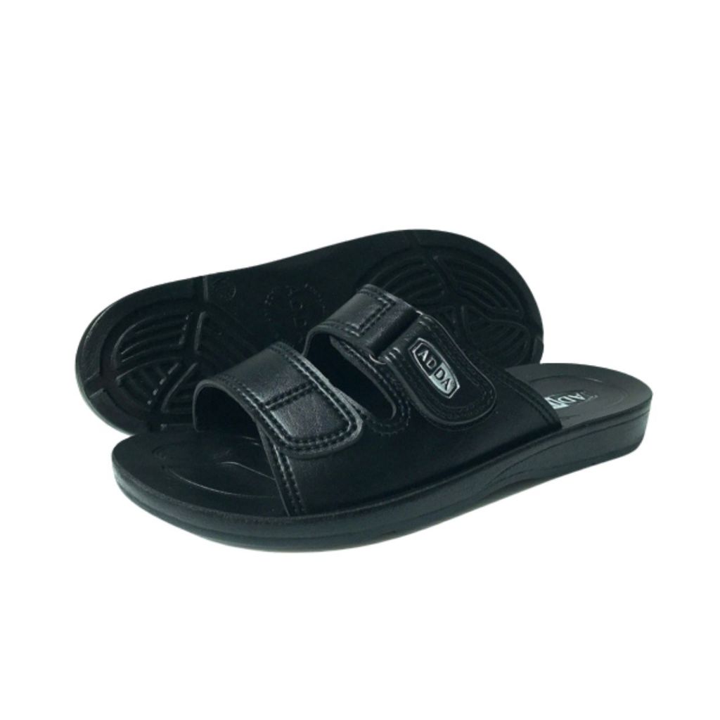 ADDA รองเท้าแตะแบบสวม PU รุ่น 7F21 สีดำ ไซส์ 39-43