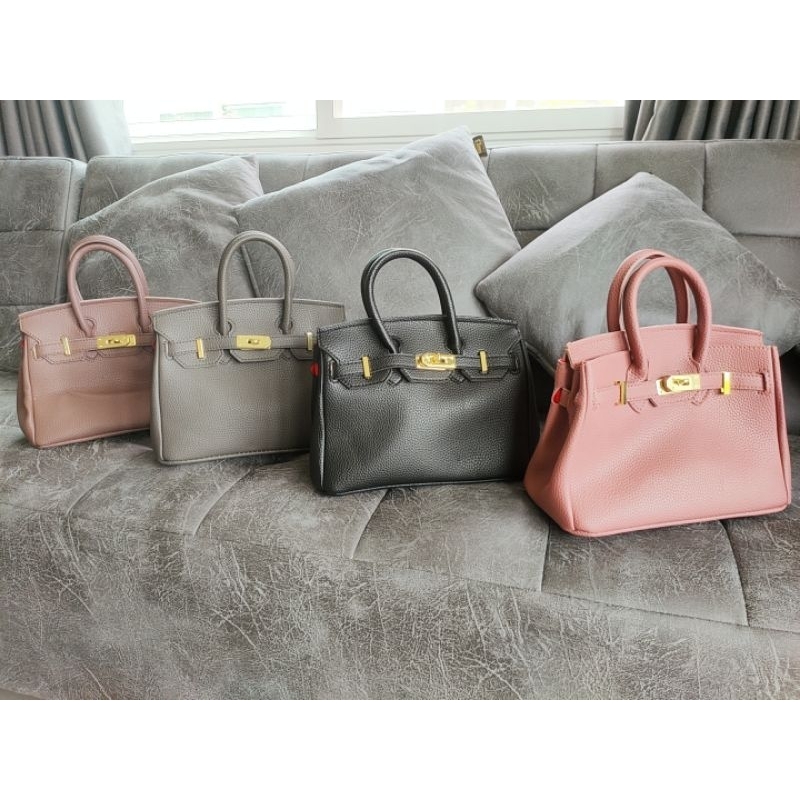 ❤️กระเป๋าเบอร์กิ้น👜Berkin ไซด์10นิ้ว งานสวยและถูก🔥อะไหล่-สีทอง มี 4สี ขนาด 10นิ้ว หนังPU แบบซิปปิด-เ