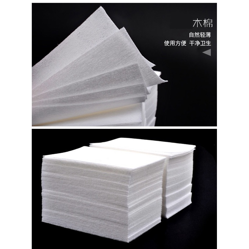 สำลีแผ่นไร้ขนแบบแข็ง เช็ดทำความสะอาดหน้าเล็บ (400แผ่น กับ 1,000แผ่น) - รูปที่ 3