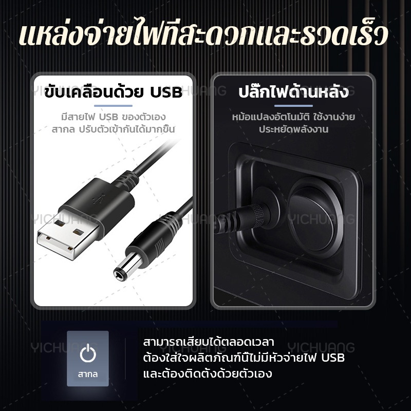 【พร้อมส่ง】กล่องหมุนนาฬิกา กล่องหมุนนาฬิกาอัตโนมัติ Watch Winder ใส่ได้ 1 เรือน เดซิเบลต่ำ มาพร้อมสายชาร์จ USB